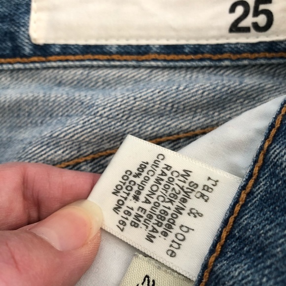 Rag & Bone/JEAN Marilyn Crop Size 25 - Picture 6 of 7